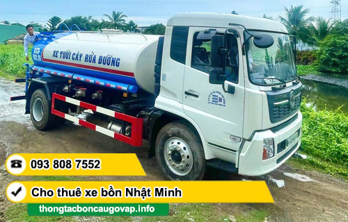 Cho thuê xe bồn chở nước sạch TP.HCM